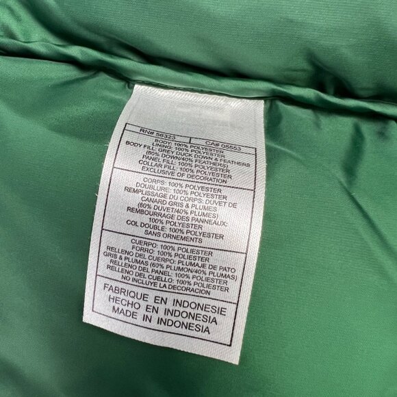 Vintage Nike Down Green Puffer Vest Men's Size XXL IIHC Canada Saskatchewan - Picture 8 of 12